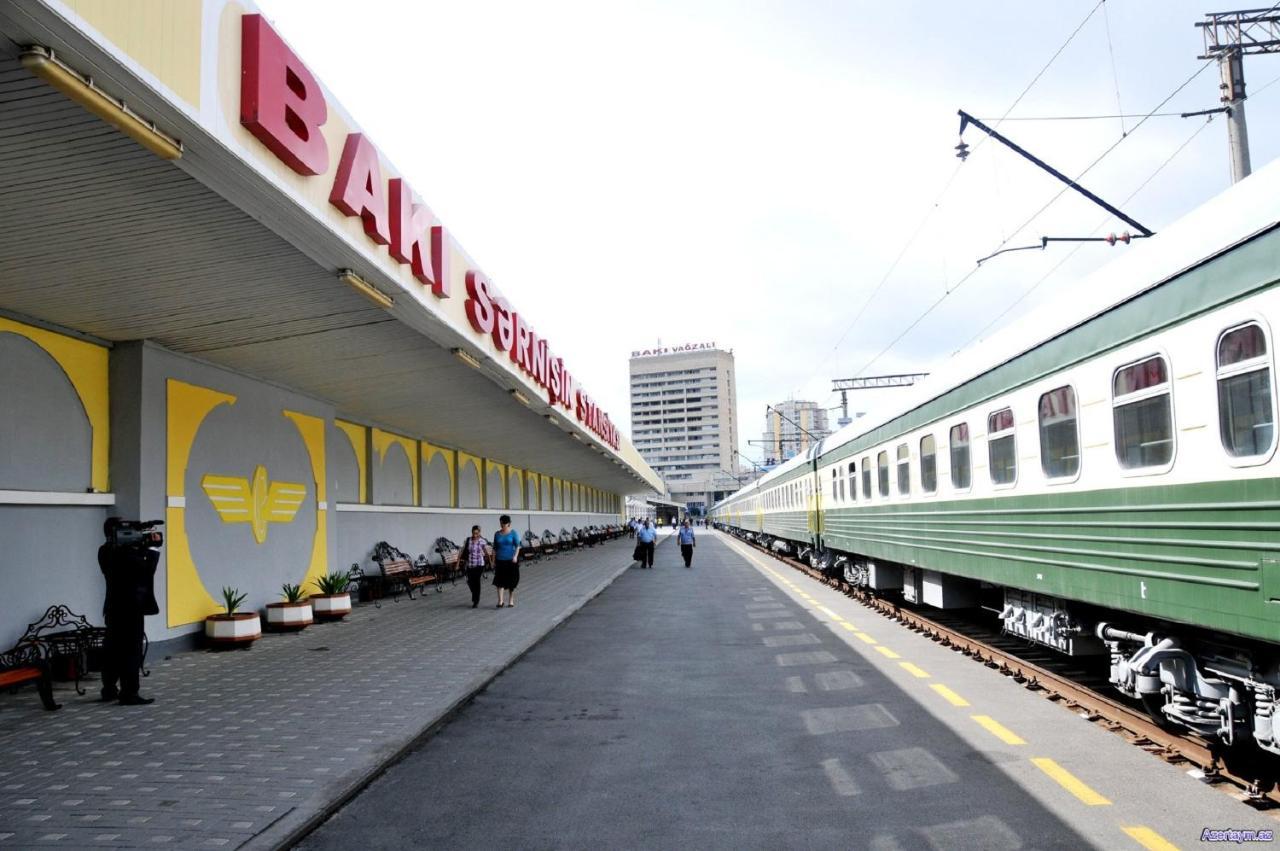 Demir Yol Plaza Hotel باكو المظهر الخارجي الصورة
